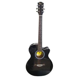 Swan7 SW39C Maven Series Black Glossy Acoustic Guitar